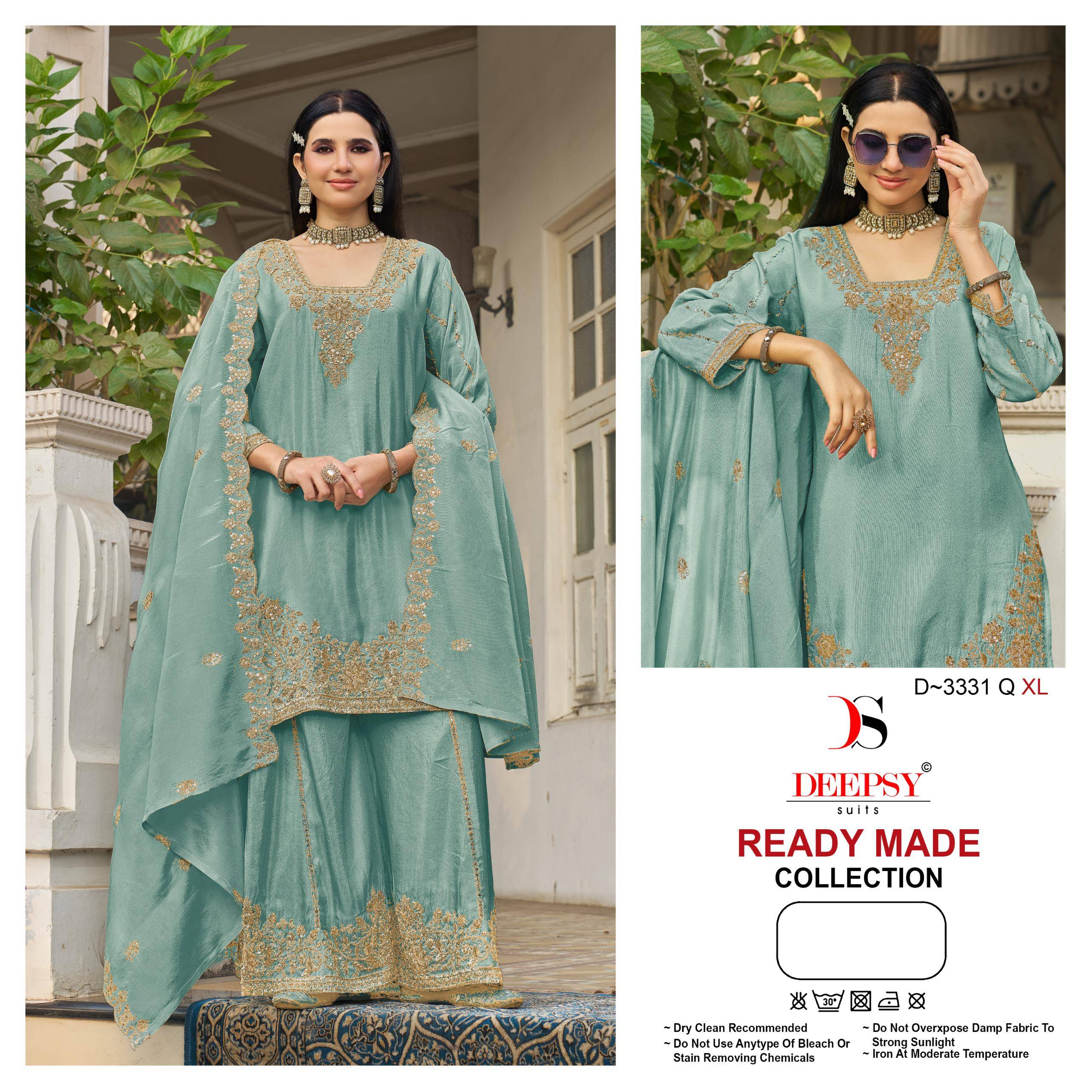 D-3331 by  DEEPSY SUITS 3331Q To 3331T Series Designer Pakistani Suits Pure Viscouse Dresses At Wholesale Price